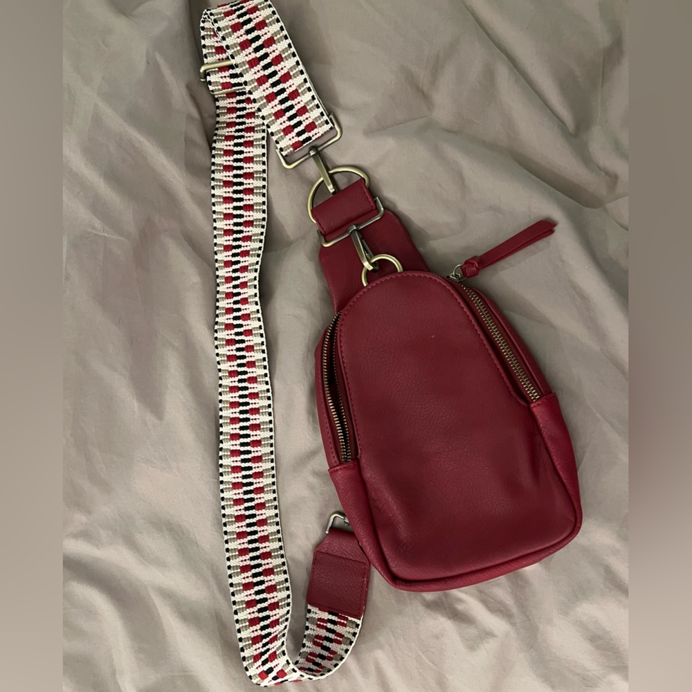 Anthropologie red sling